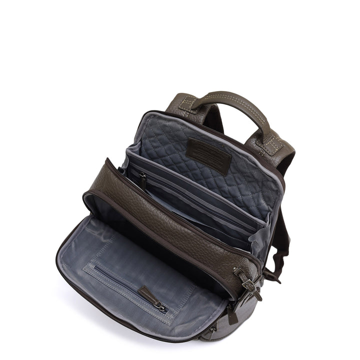 Bub Leather Backpack - Taupe