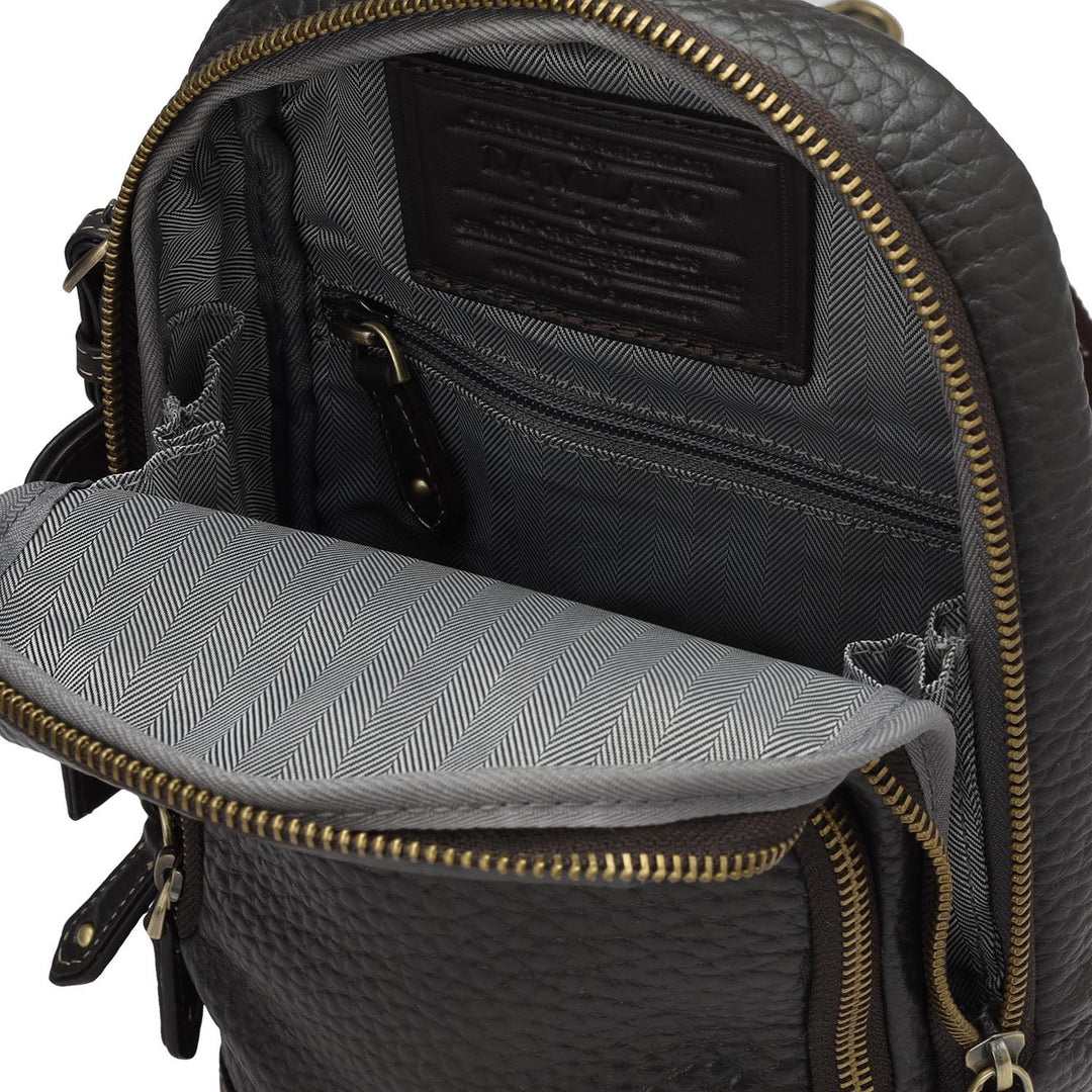 Bub Leather Crossbody - Brown