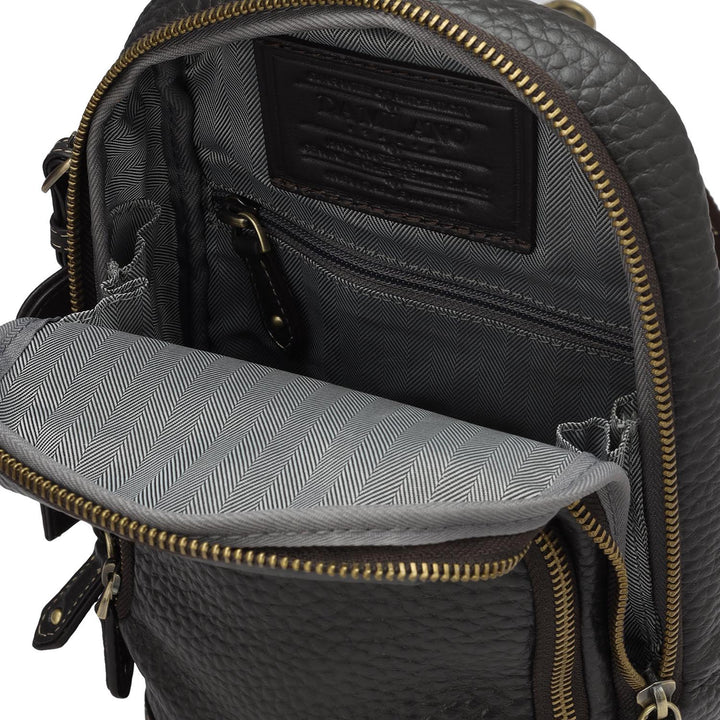 Bub Leather Crossbody - Brown