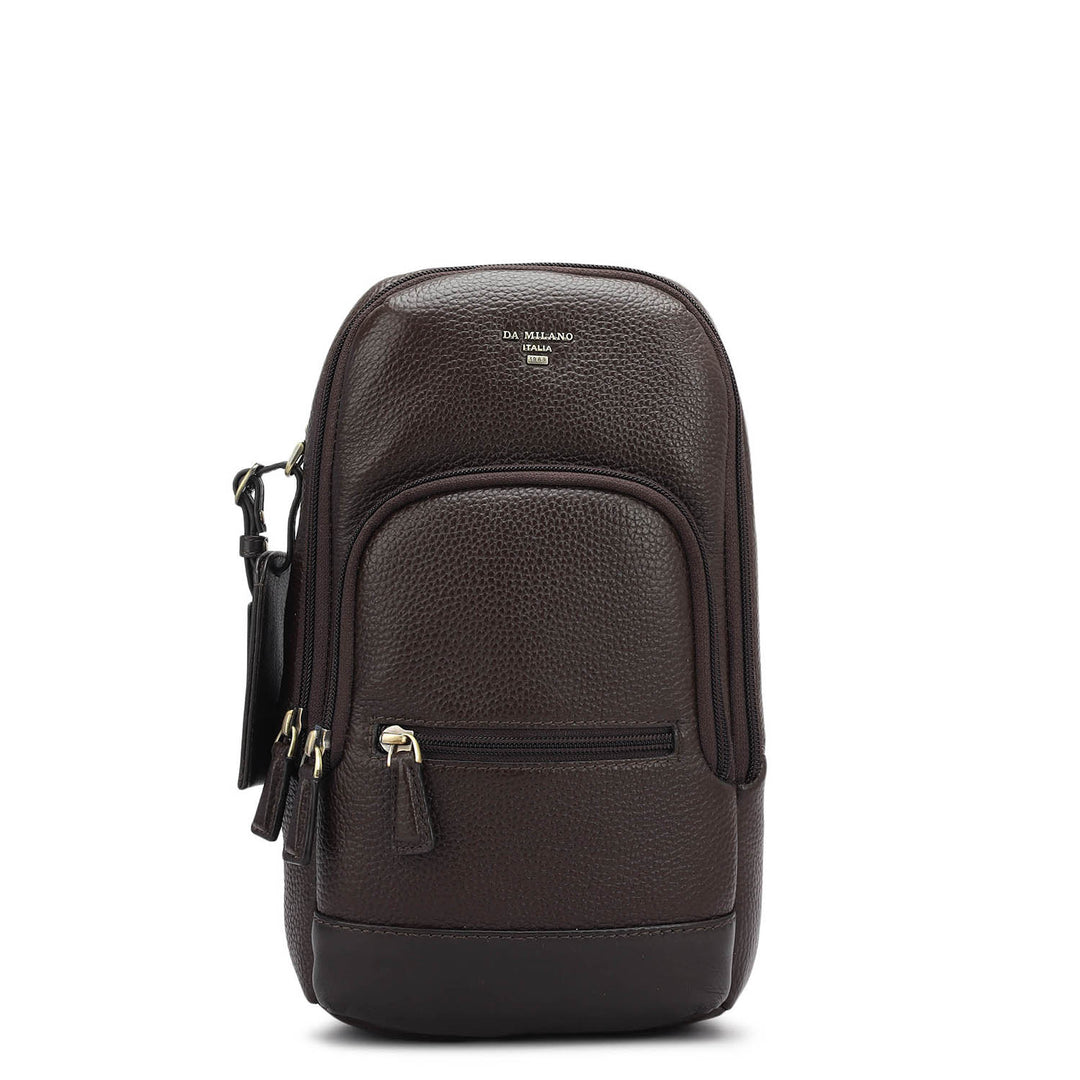 Wax Leather Backpack - Chocolate