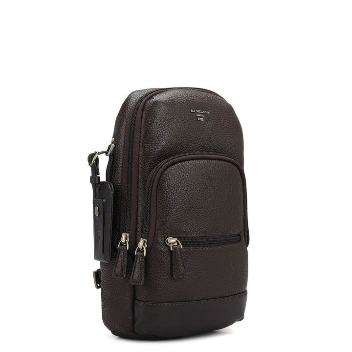 Wax Leather Backpack - Chocolate
