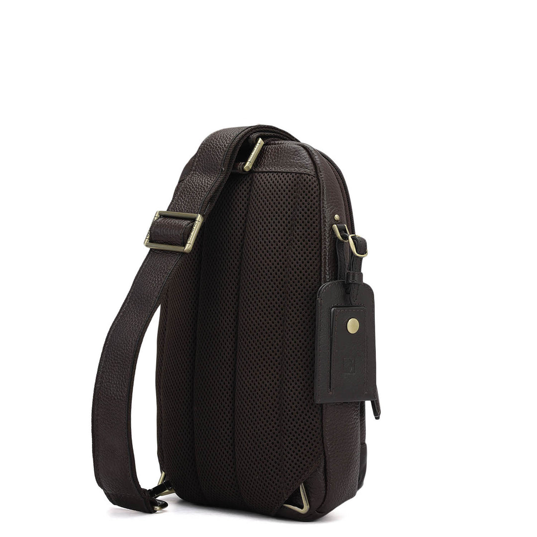 Wax Leather Backpack - Chocolate