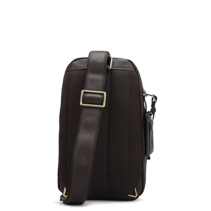 Wax Leather Backpack - Chocolate