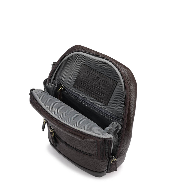 Wax Leather Backpack - Chocolate