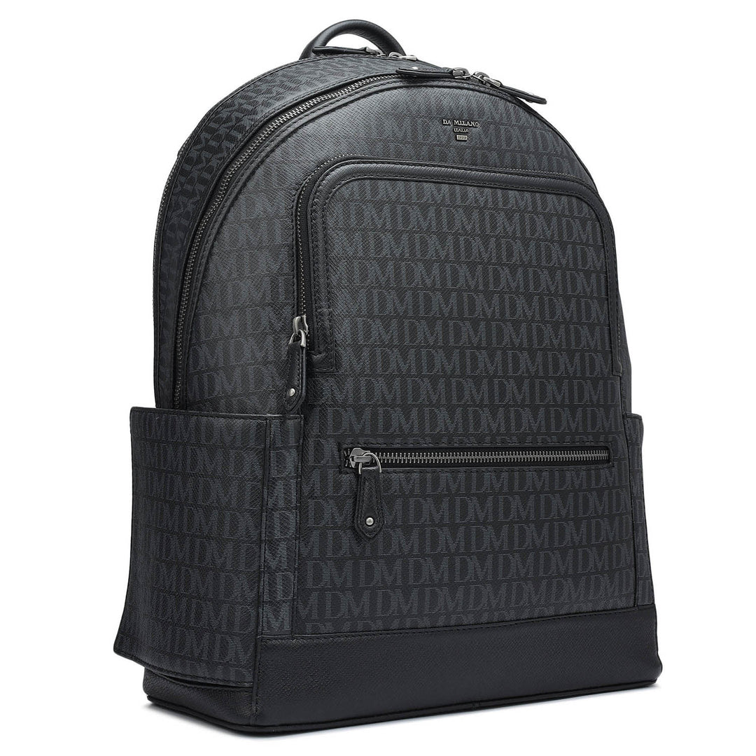 Signature Monogram Backpack – Black