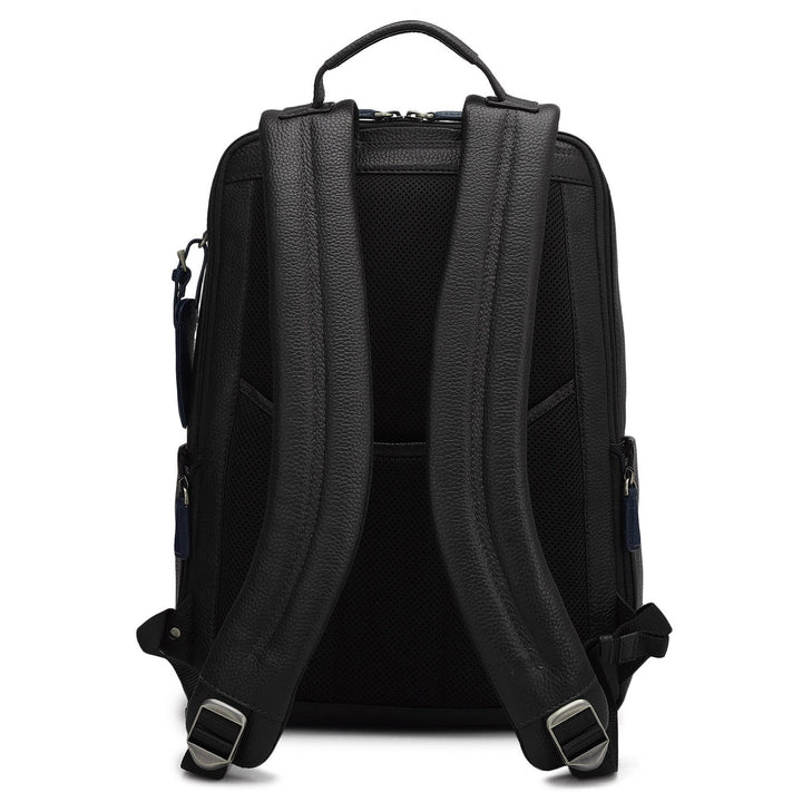 Wax Leather Backpack - Black