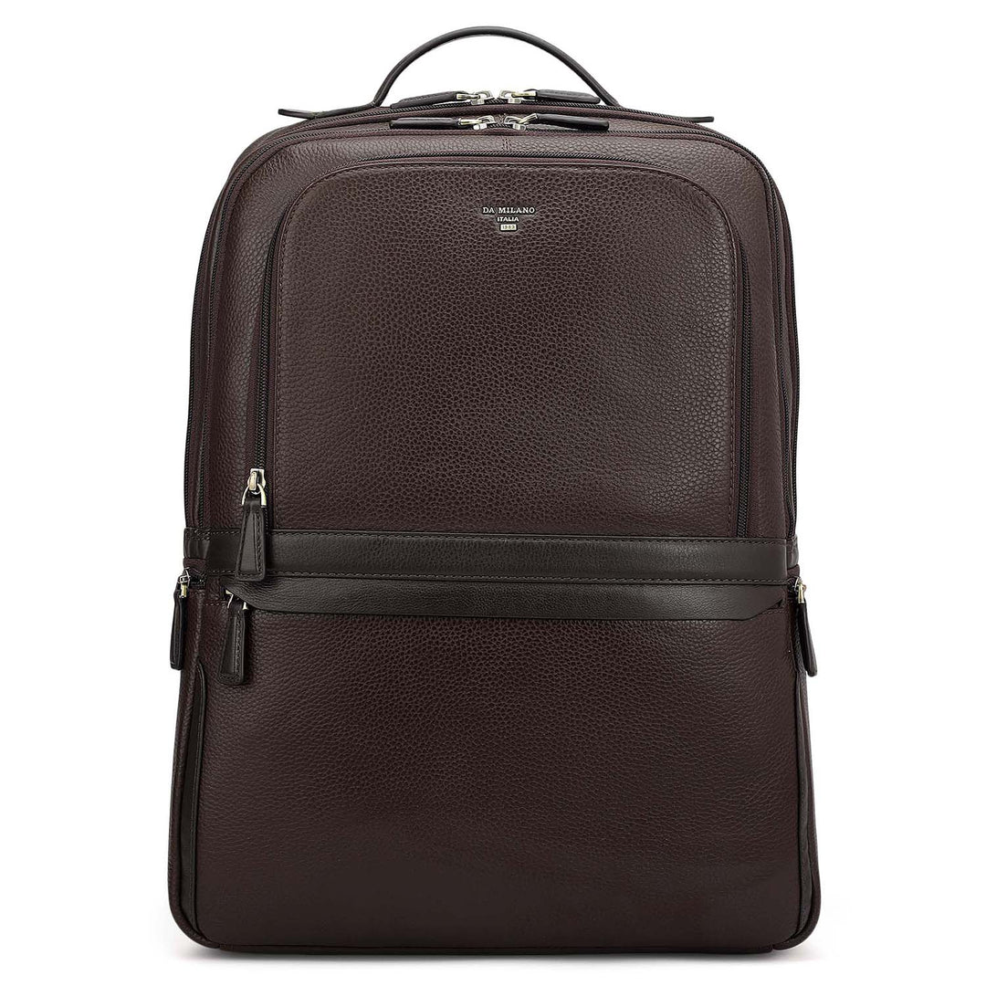 Wax Leather Backpack - Chocolate