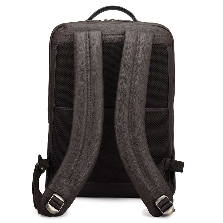 Wax Leather Backpack - Chocolate