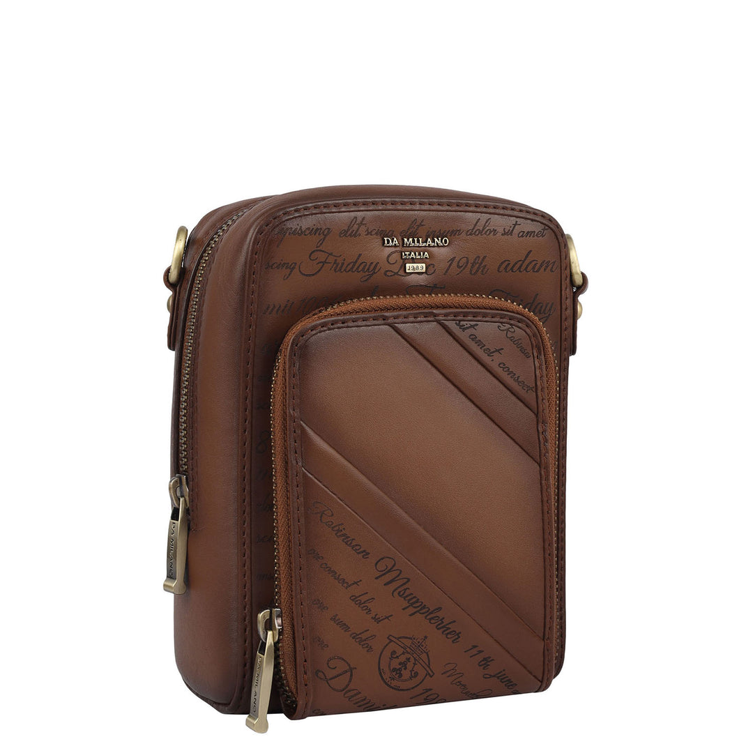 Signato Leather Men Sling - Tan