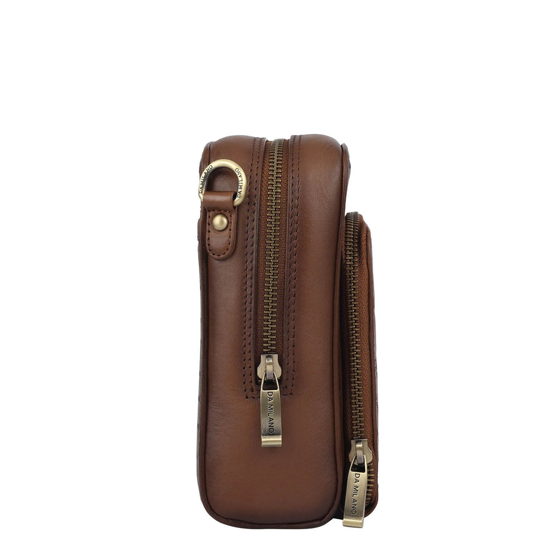 Signato Leather Men Sling - Tan