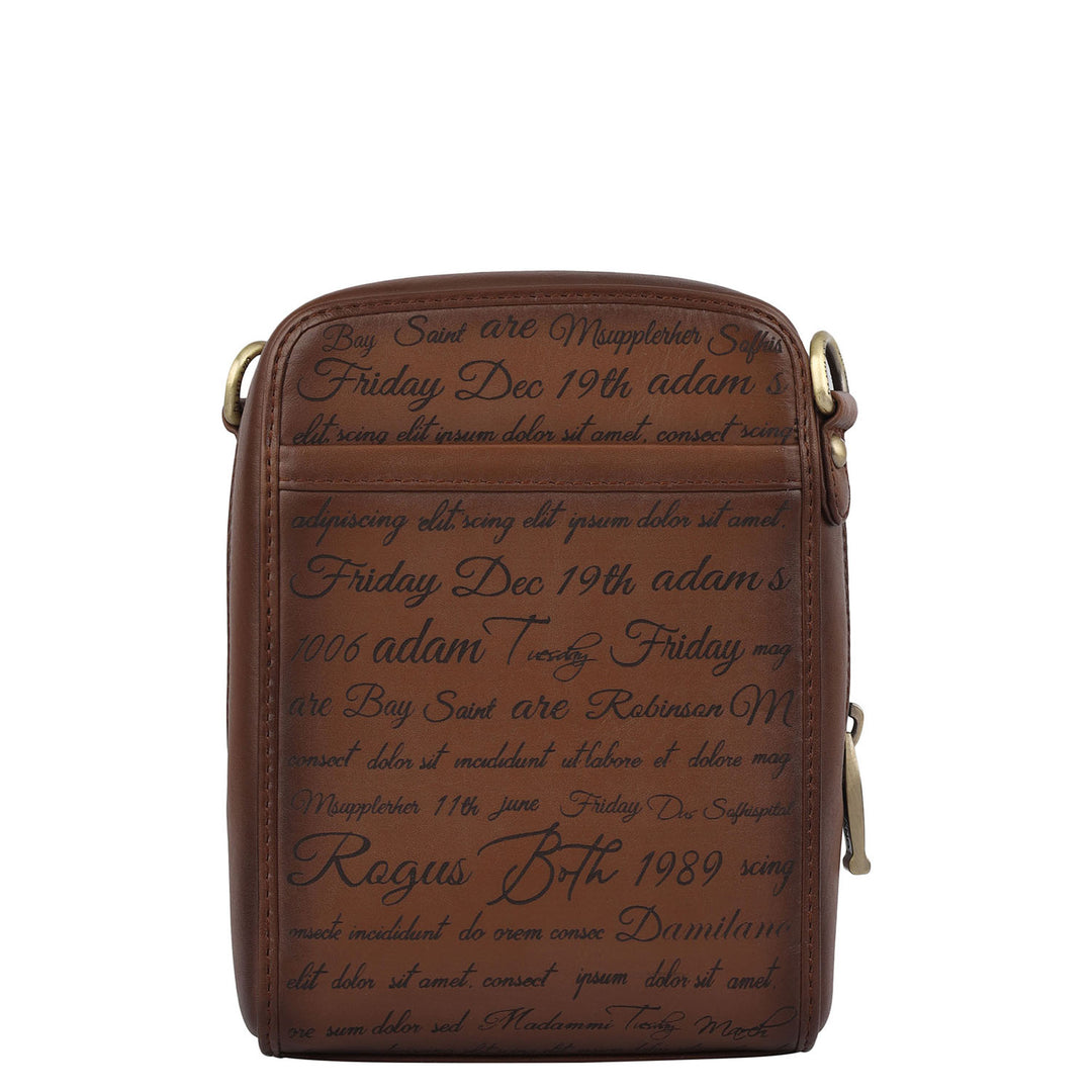 Signato Leather Men Sling - Tan