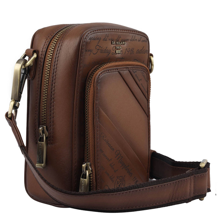 Signato Leather Men Sling - Tan