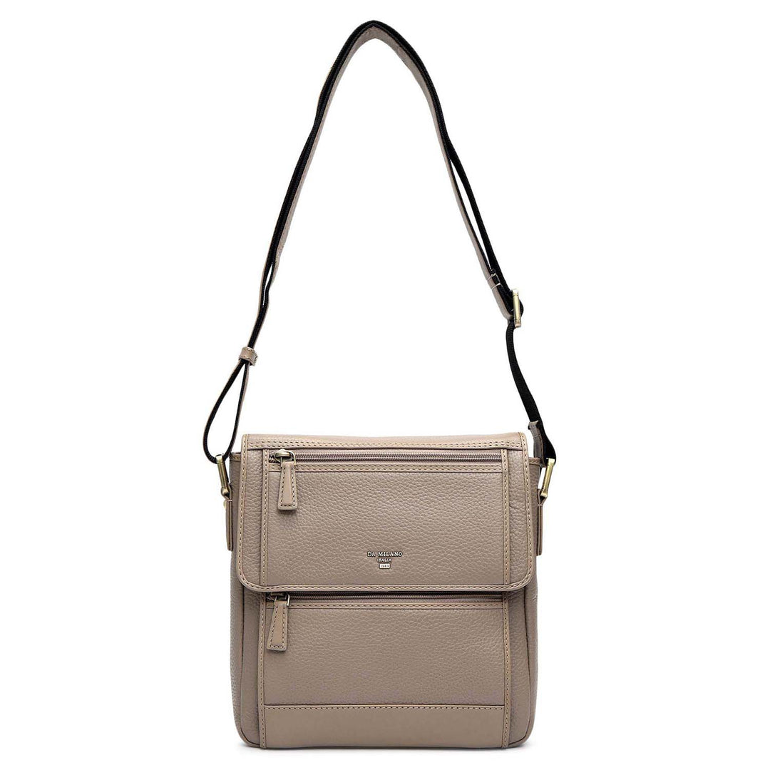 Wax Leather Men Sling - Greyish Taupe