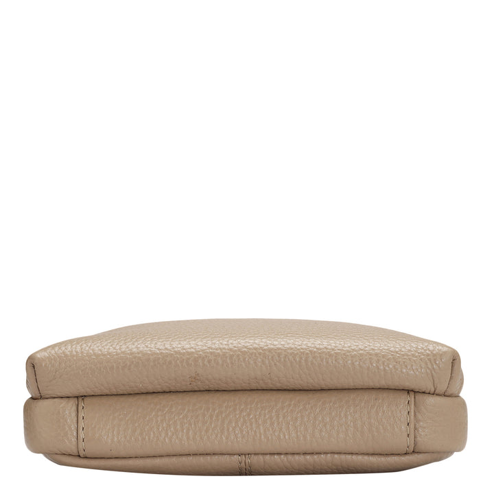 Wax Leather Men Sling - Greyish Taupe