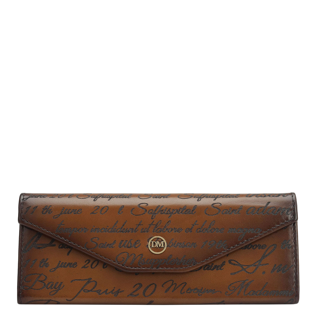 Signato Leather Spectacle Case - Cognac