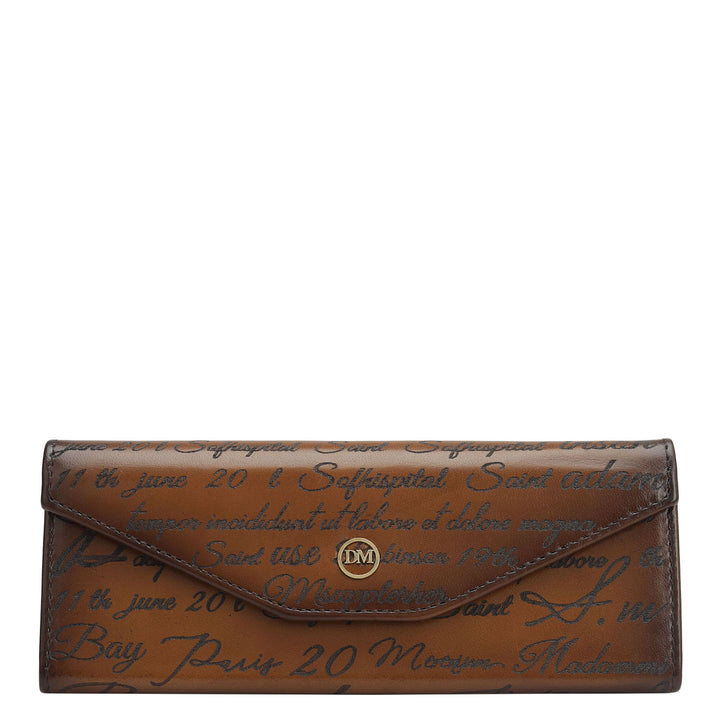 Signato Leather Spectacle Case - Cognac