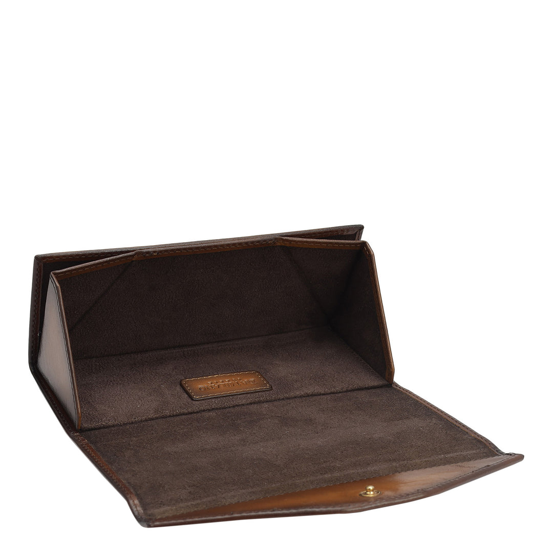 Signato Leather Spectacle Case - Cognac