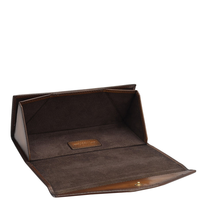 Signato Leather Spectacle Case - Cognac