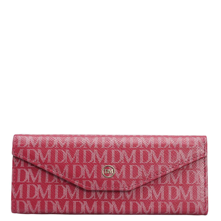 Monogram Leather Spectacle Case - Plumberry
