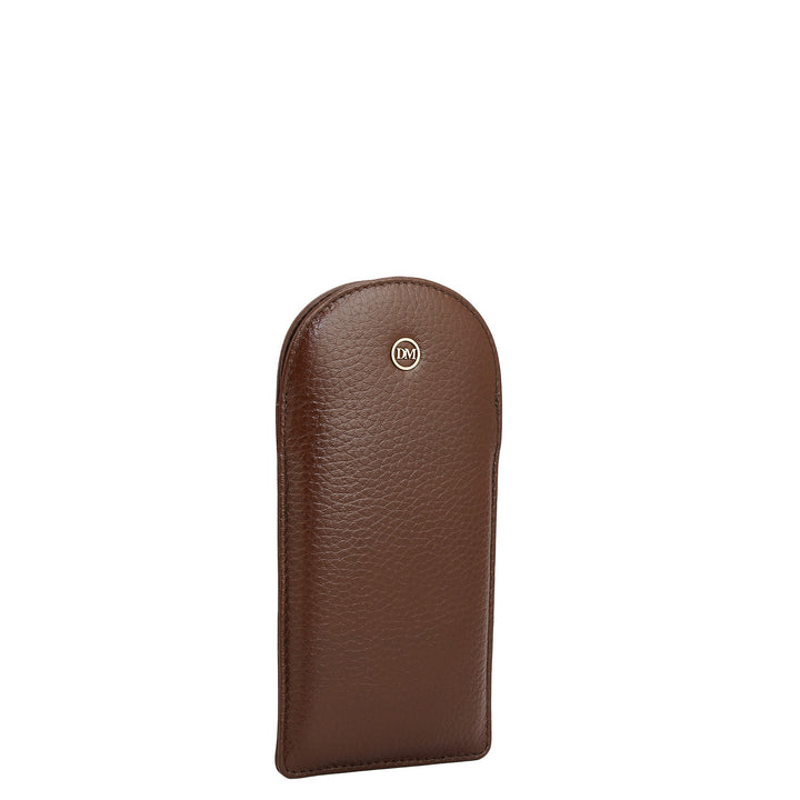 Wax Leather Spectacle Case - Espresso