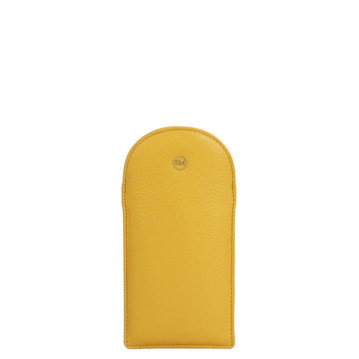 Wax Leather Spectacle Case - Mimosa