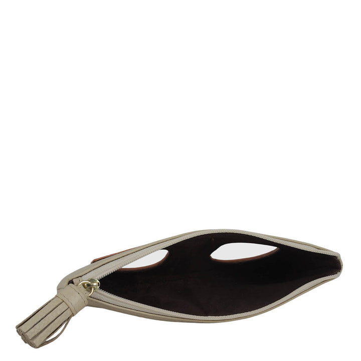 Wax Leather Spectacle Case - Dove