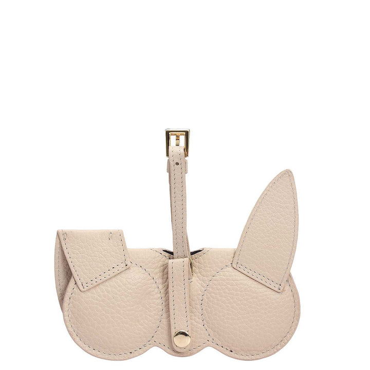 Wax Leather Spectacle Case - Dove