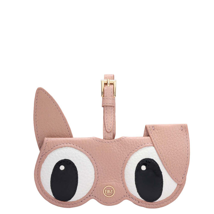 Wax Leather Spectacle Case - Feather