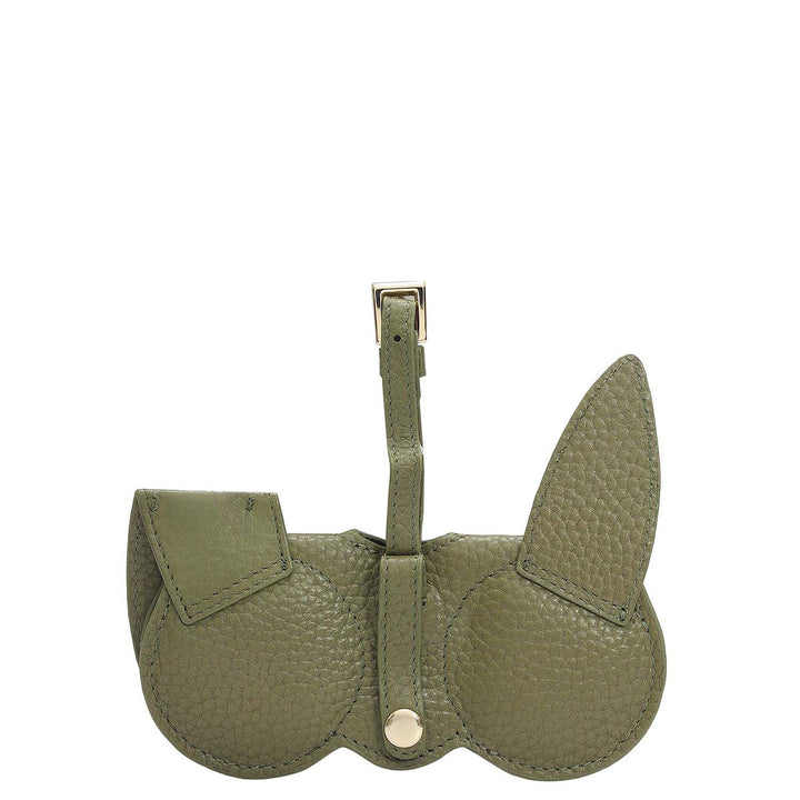 Wax Leather Spectacle Case - Fern