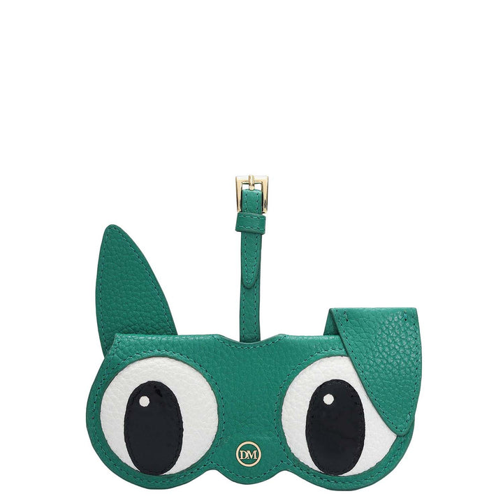 Wax Leather Spectacle Case - Green