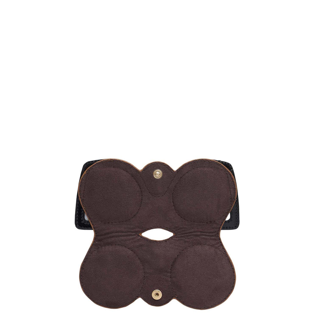Wax Leather Spectacle Case - Caramel