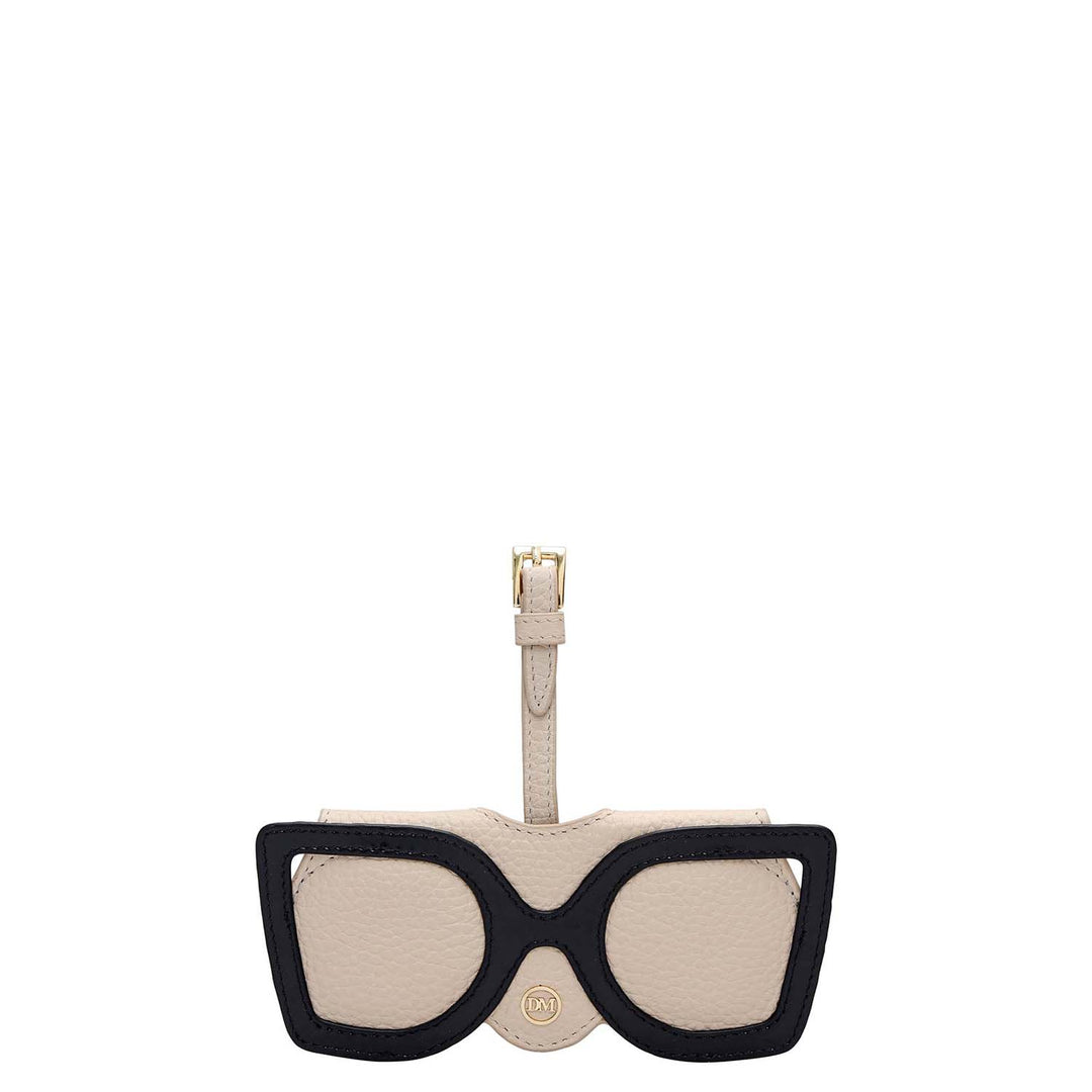 Wax Leather Spectacle Case - Dove