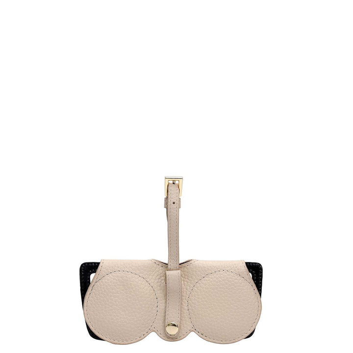 Wax Leather Spectacle Case - Dove