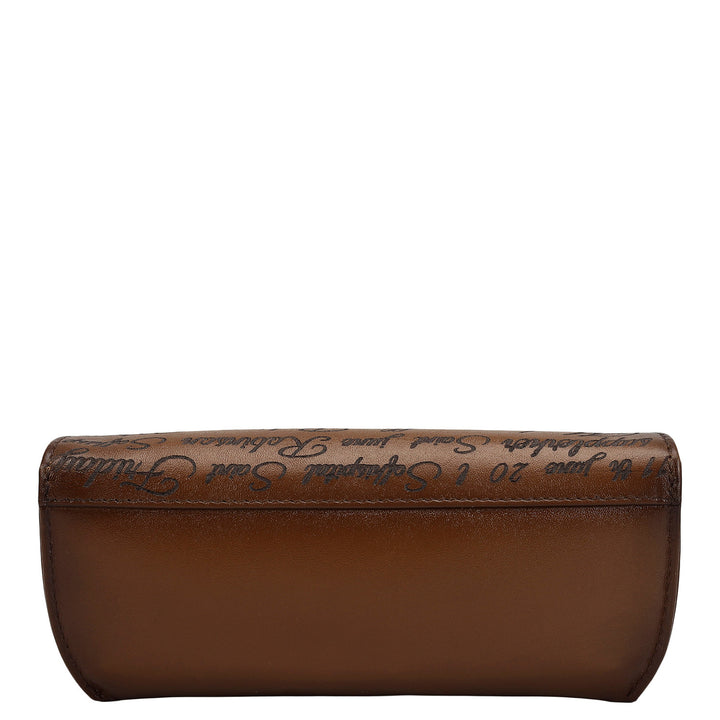 Signato Leather Spectacle Case - Cognac