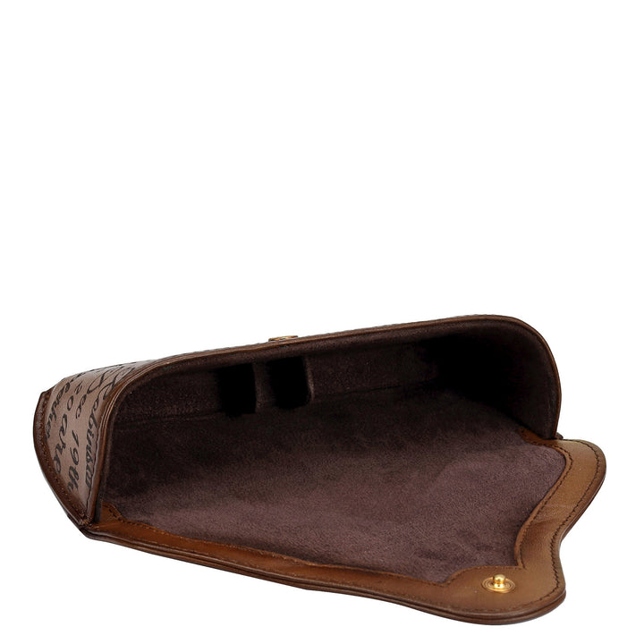 Signato Leather Spectacle Case - Cognac