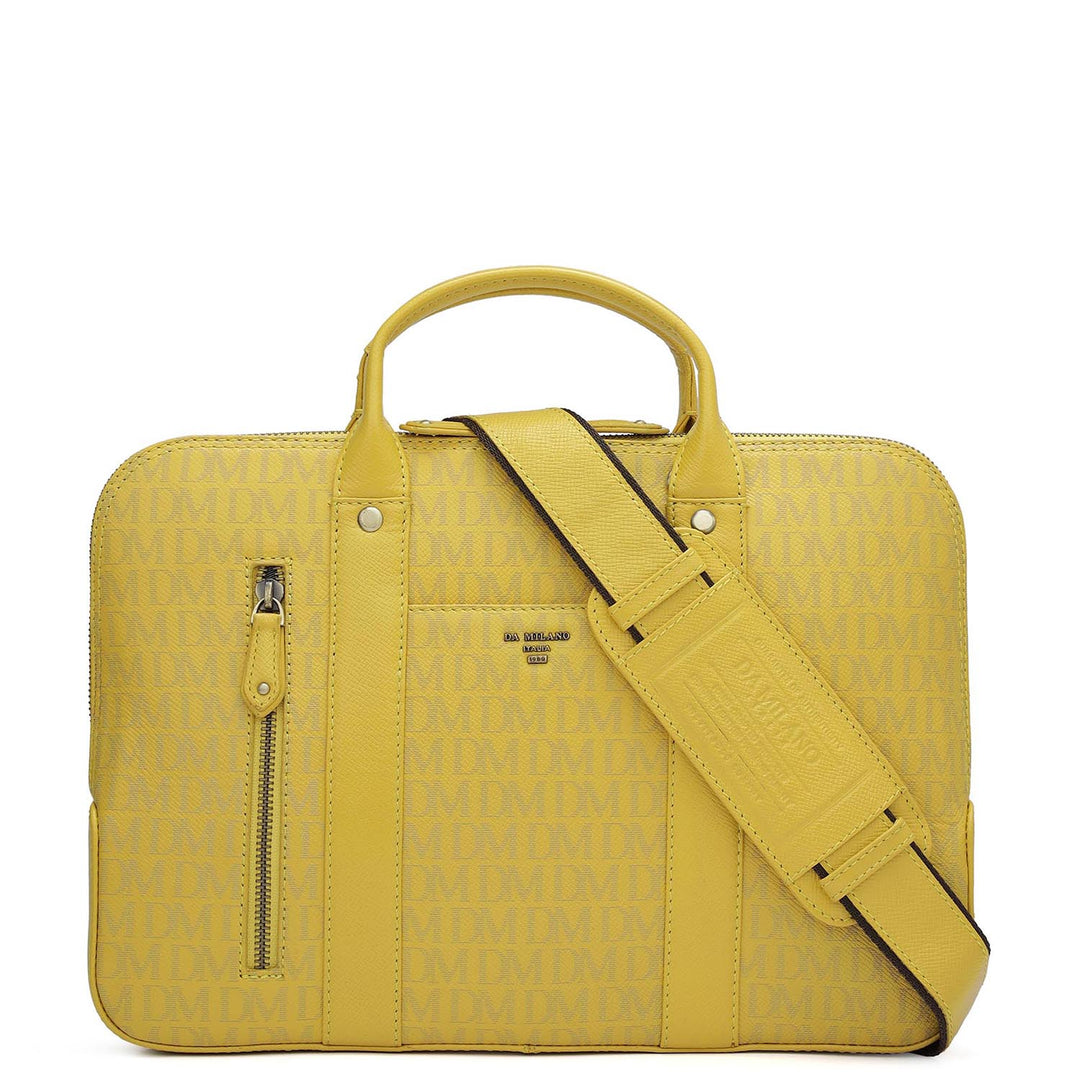 Monogram Leather Laptop Sleeve - Minion
