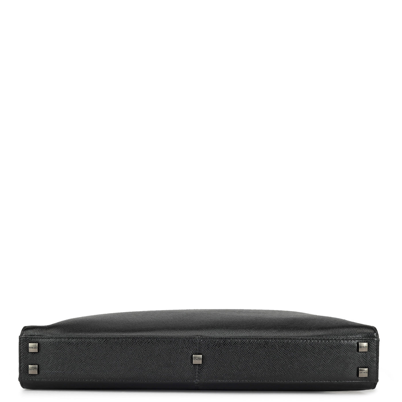 Black Franzy Leather Laptop Sleeve - Upto 15"