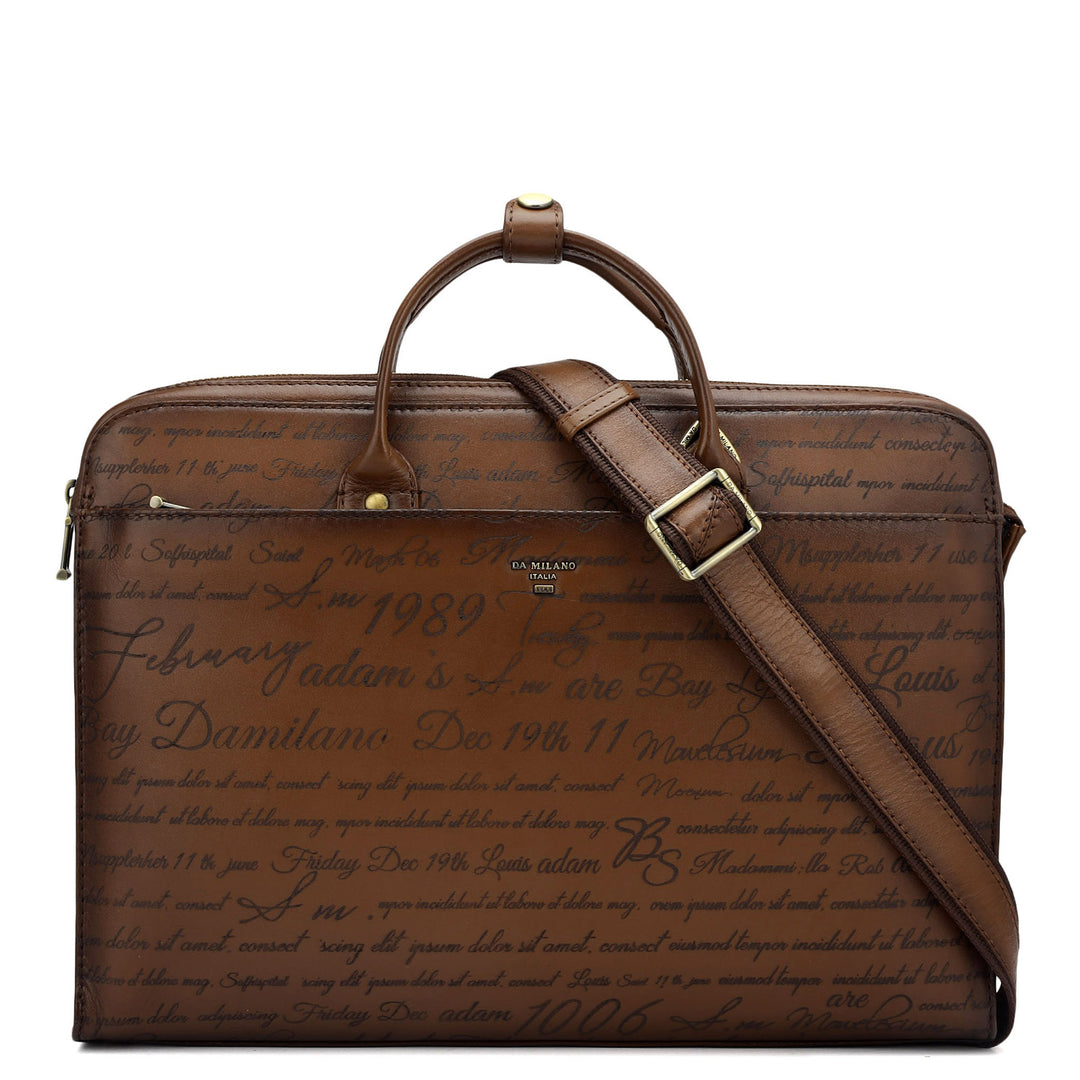 Signato Leather Computer Sleeve - Cognac