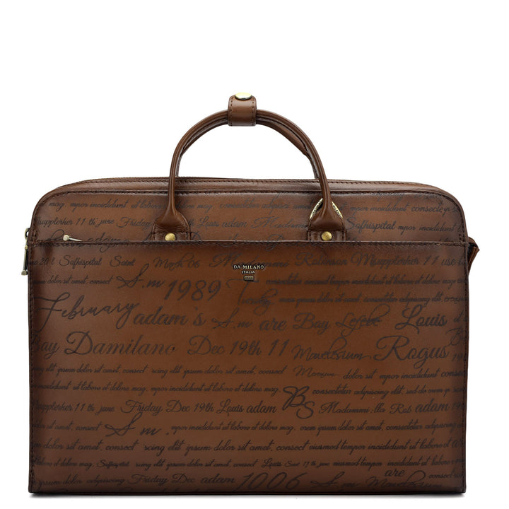 Signato Leather Computer Sleeve - Cognac