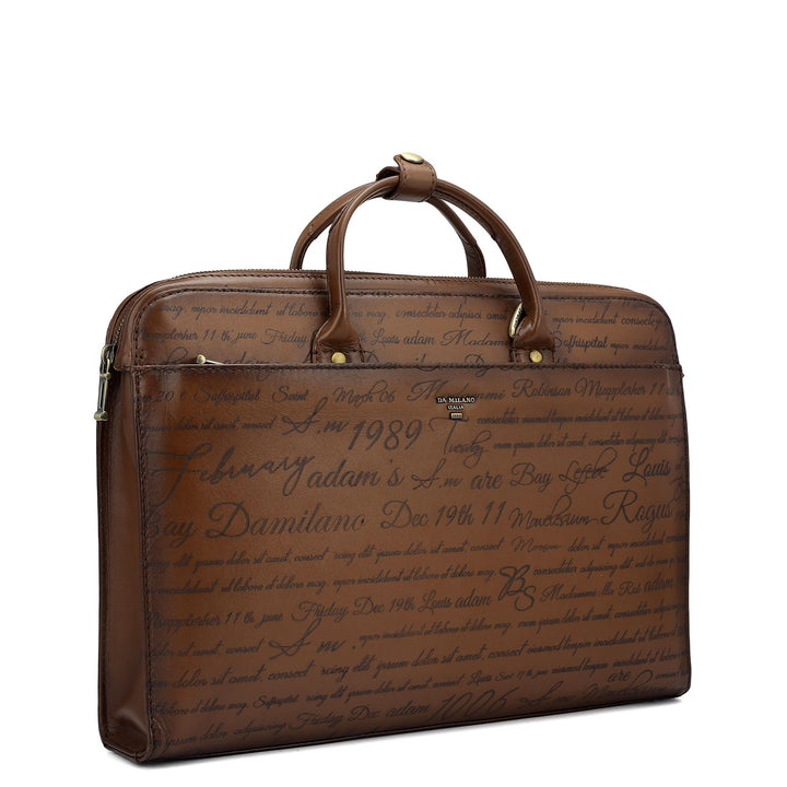Signato Leather Computer Sleeve - Cognac