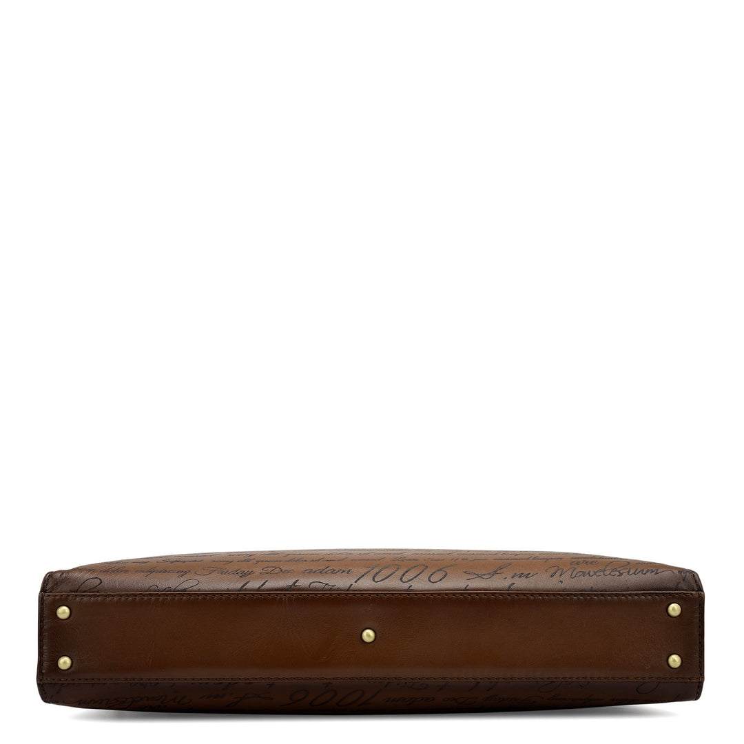Signato Leather Computer Sleeve - Cognac