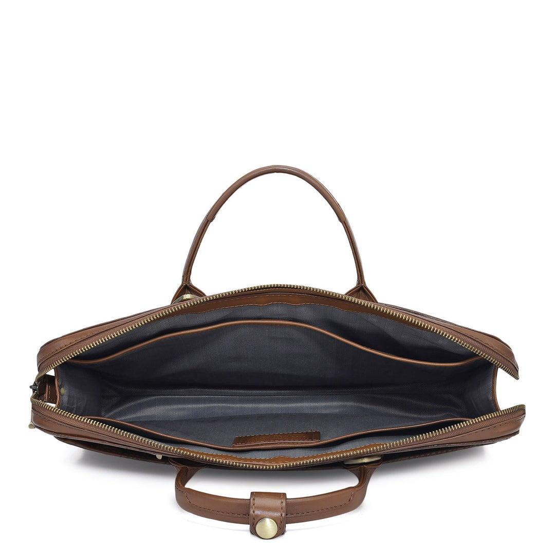 Signato Leather Computer Sleeve - Cognac