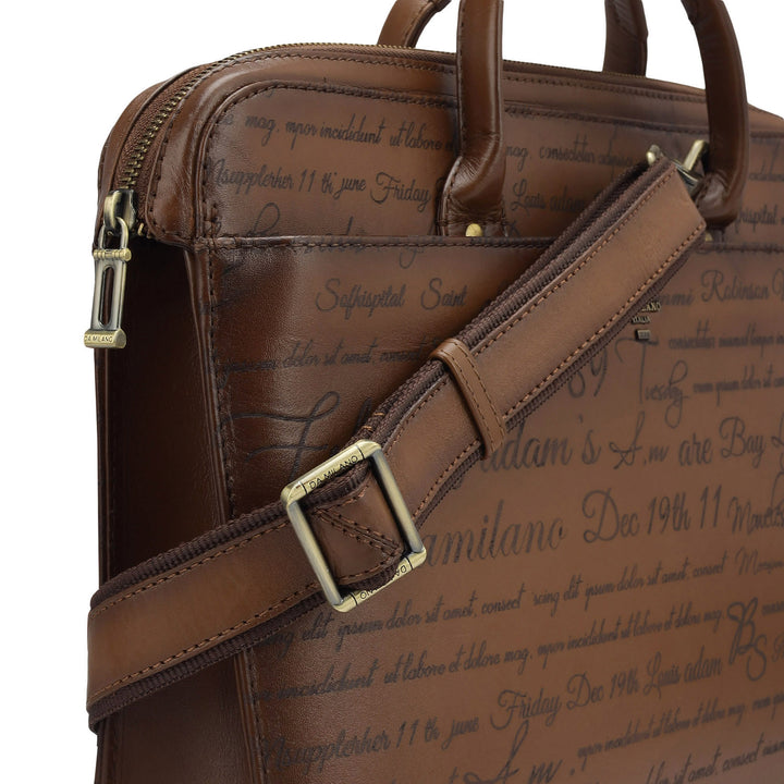 Signato Leather Computer Sleeve - Cognac