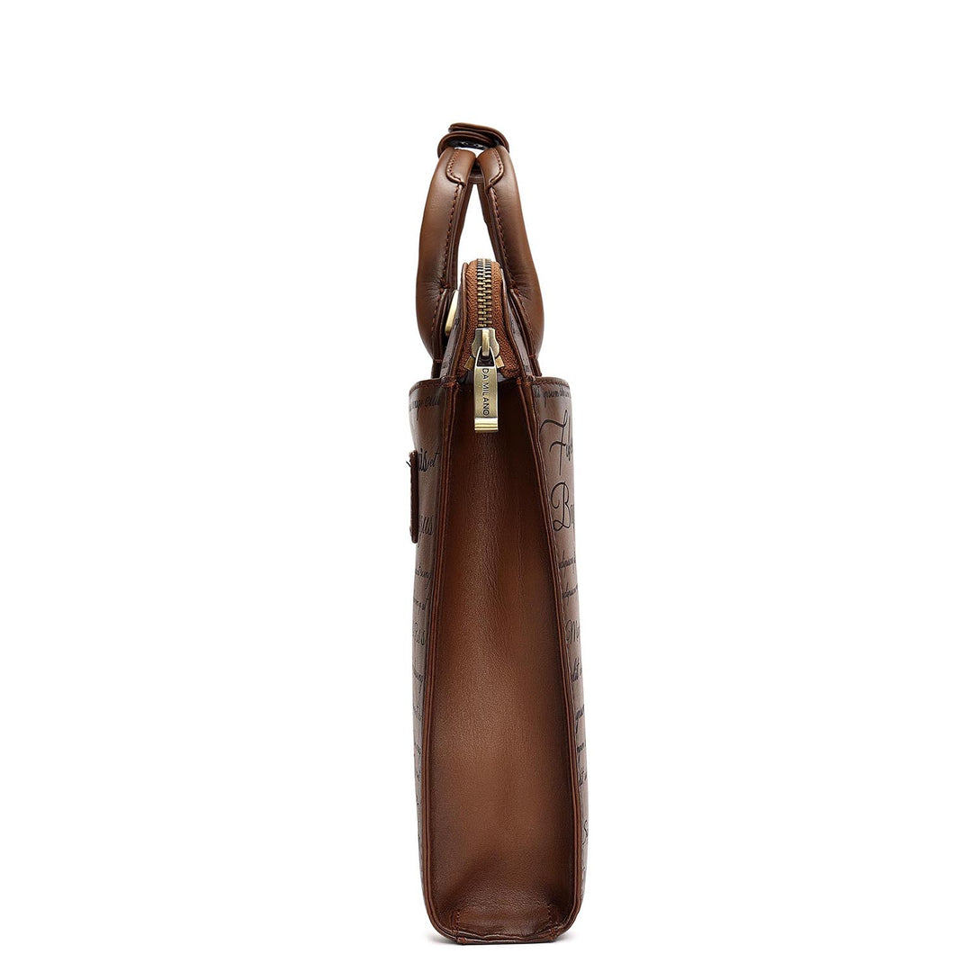 Signato Leather Laptop Sleeve - Cognac