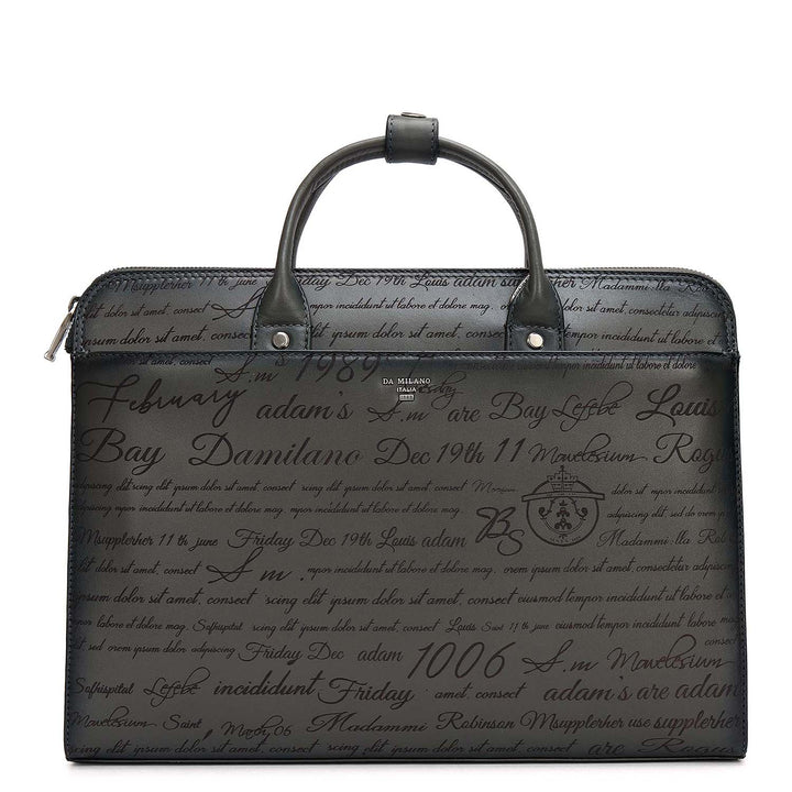 Signato Leather Laptop Sleeve - Grey
