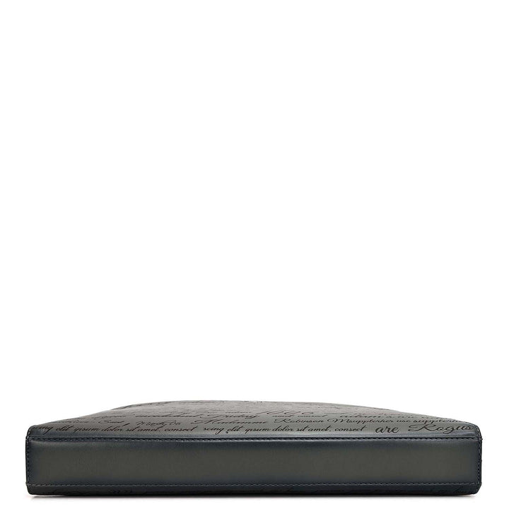 Signato Leather Laptop Sleeve - Grey