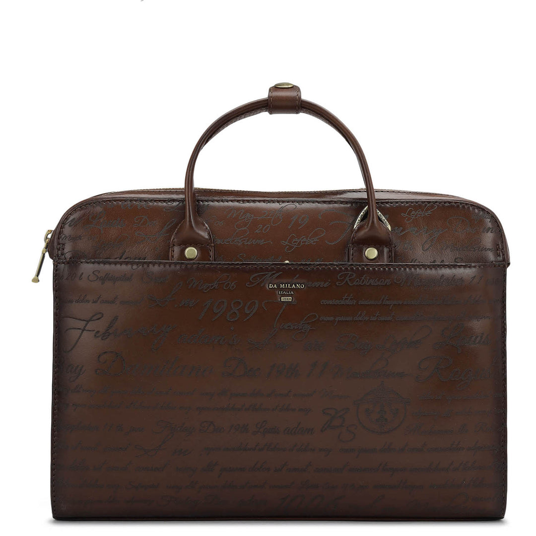 Signato Leather Laptop Sleeve - Cognac