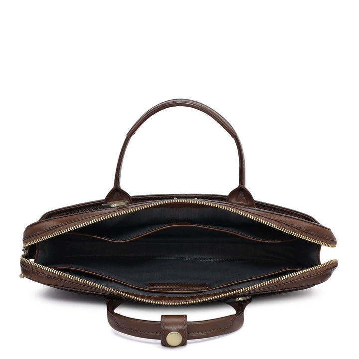 Signato Leather Laptop Sleeve - Cognac