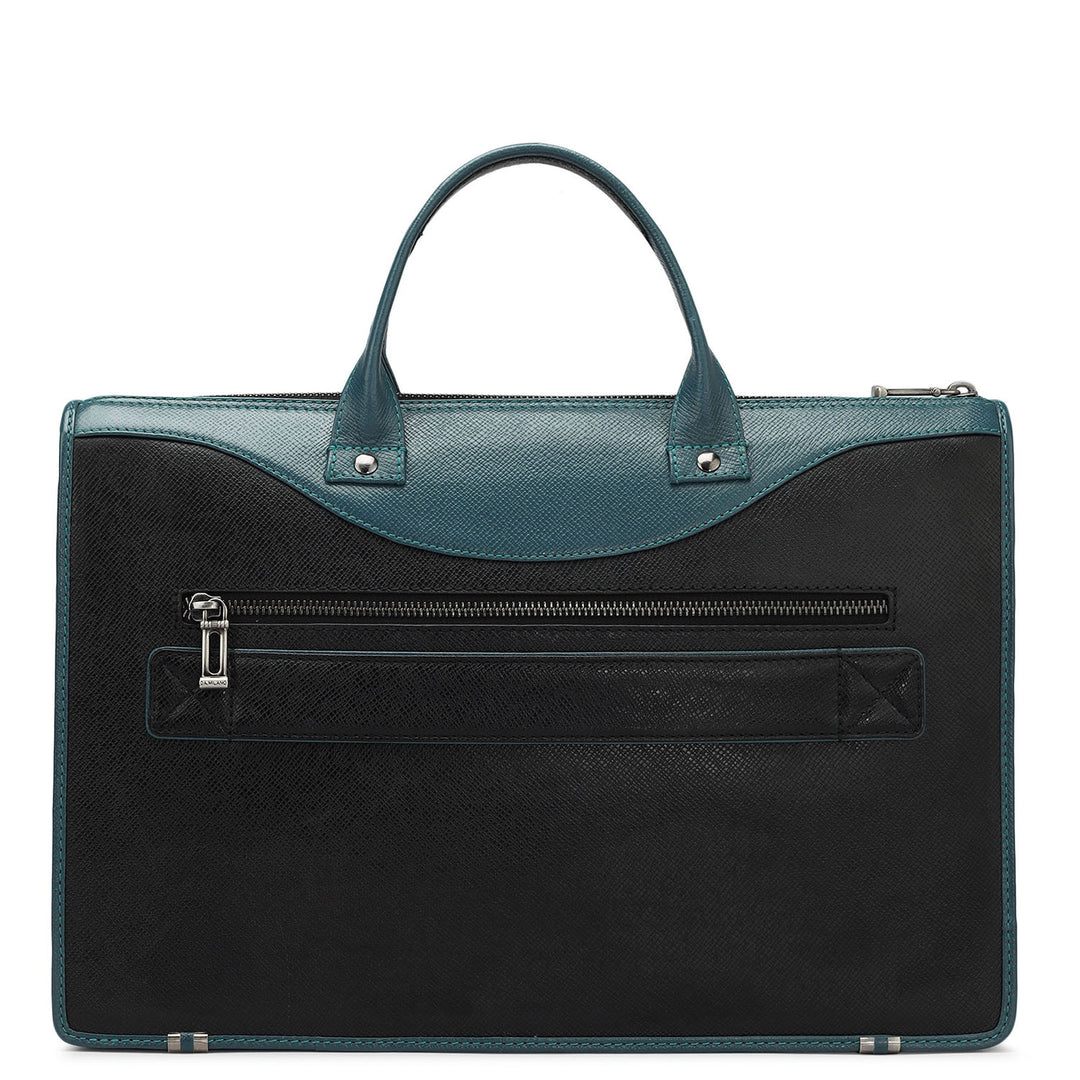 Franzy Leather Laptop Sleeve - Black