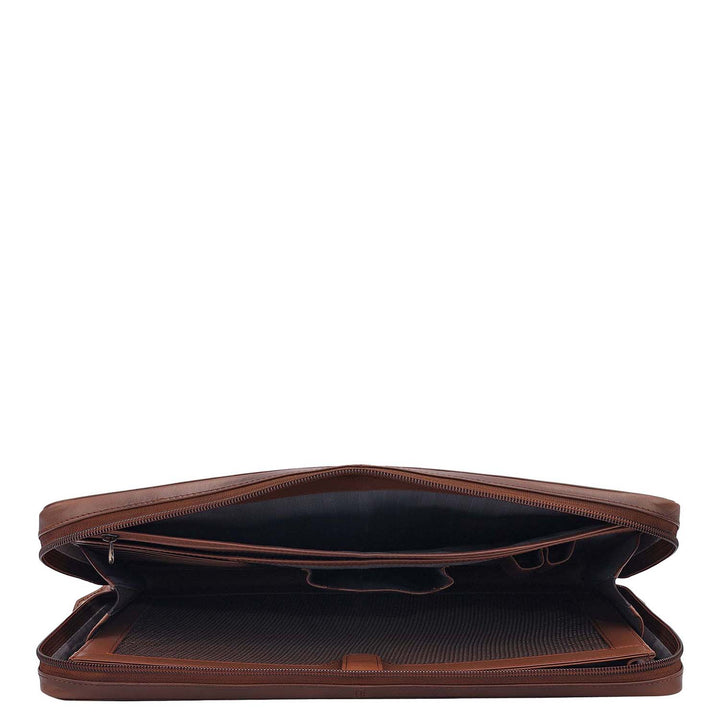 Signato Leather Laptop Sleeve - Cognac